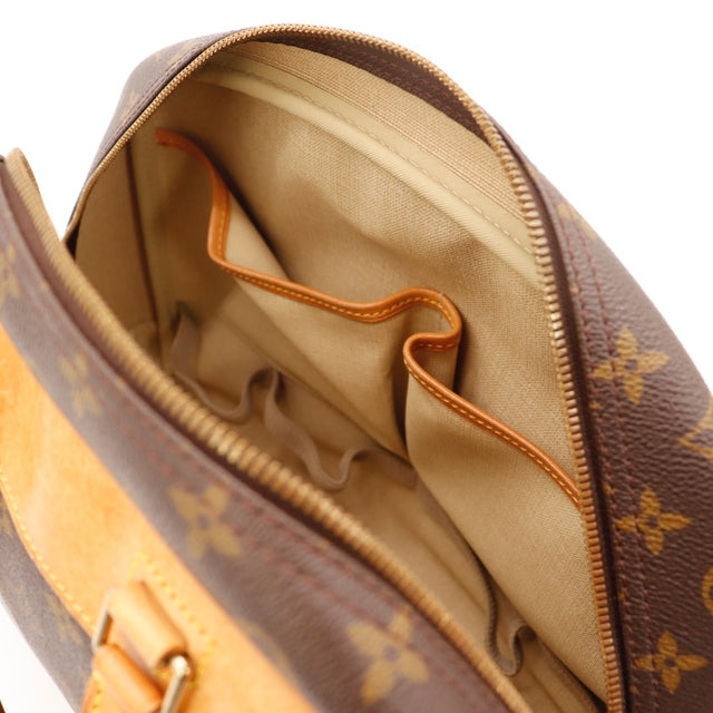Détail de la fermeture éclair Louis Vuitton Deauville Toile Monogramme occasion authentique — AMANA Vintage