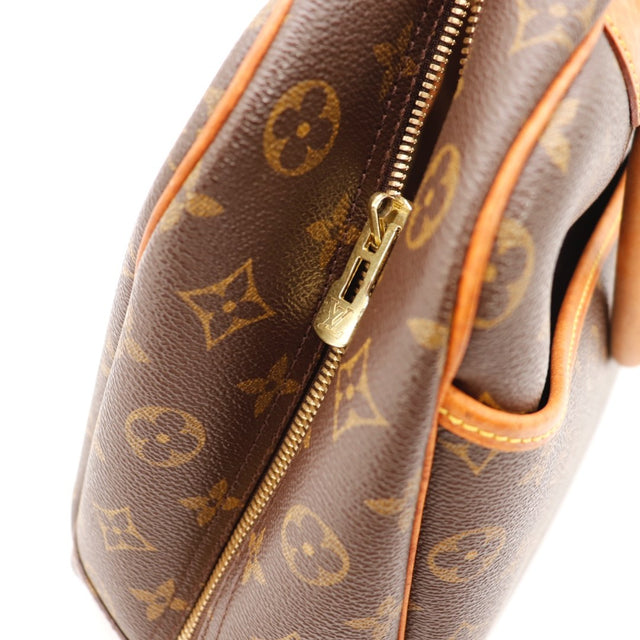Détail de la doublure Louis Vuitton Deauville Toile Monogramme occasion authentique — AMANA Vintage