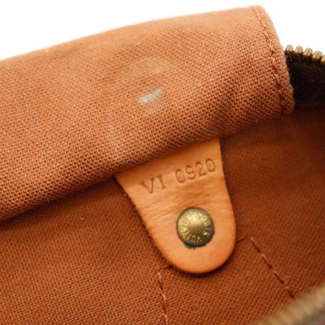 Date code VI 0920 Louis Vuitton Speedy 30 sur languette vachette — AMANA Vintage