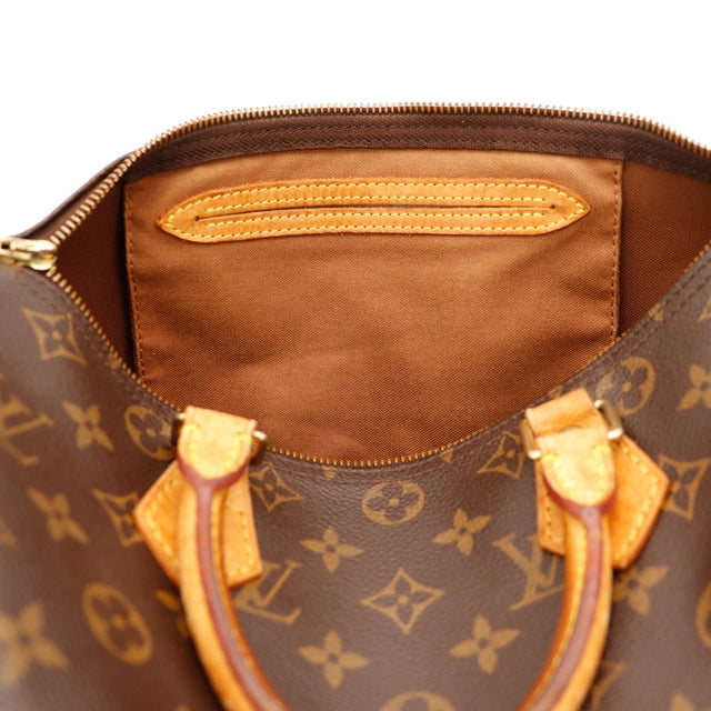 Intérieur Louis Vuitton Speedy 30 doublure textile marron propre — AMANA Vintage