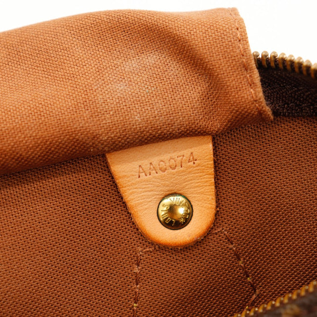 Date code AAC0074 Louis Vuitton Speedy 30 languette vachette intérieur — AMANA Vintage