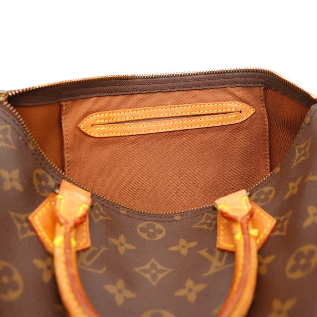 Intérieur doublure textile Louis Vuitton Speedy 30 occasion authentique — AMANA Vintage