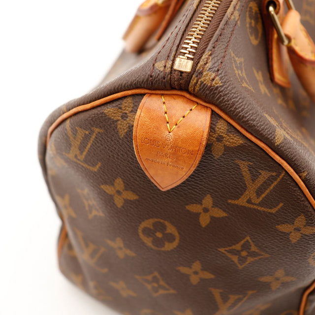 Détail estampille Louis Vuitton Paris made in France Speedy 35 — AMANA Vintage