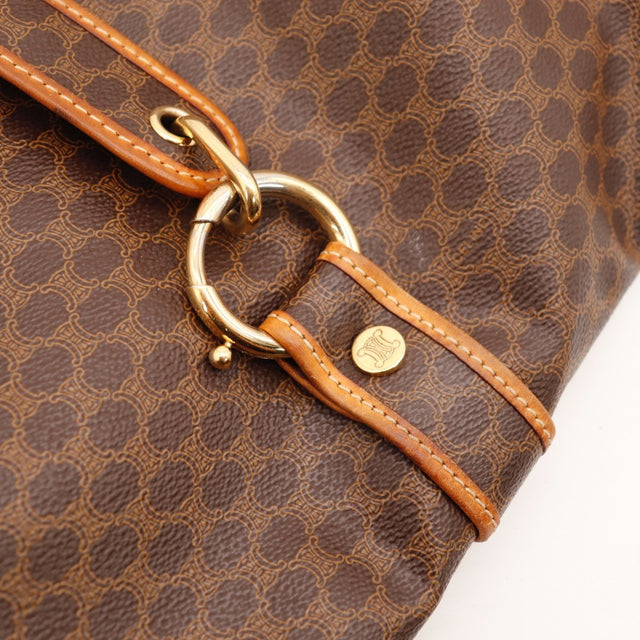Vue de l'intérieur Céline Hobo Macadam toile Macadam marron occasion authentique — AMANA Vintage