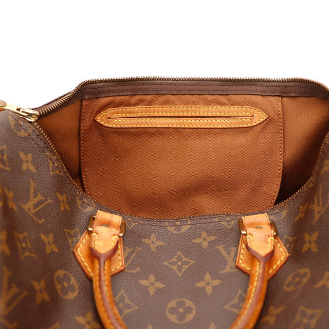 Interieur doublure Louis Vuitton Speedy 35 avec poche plate — AMANA Vintage
