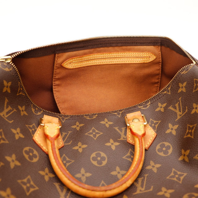 Intérieur Louis Vuitton Speedy 35 doublure textile marron — AMANA Vintage
