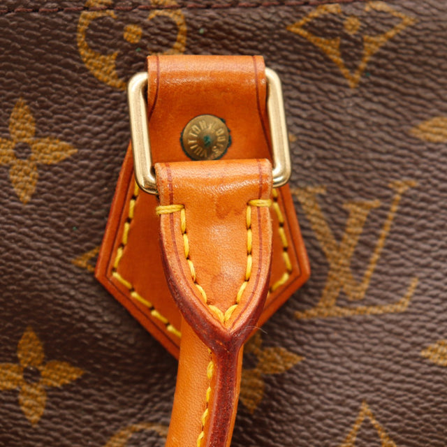 Vue trois quarts Louis Vuitton Speedy 25 anses patinées — AMANA Vintage