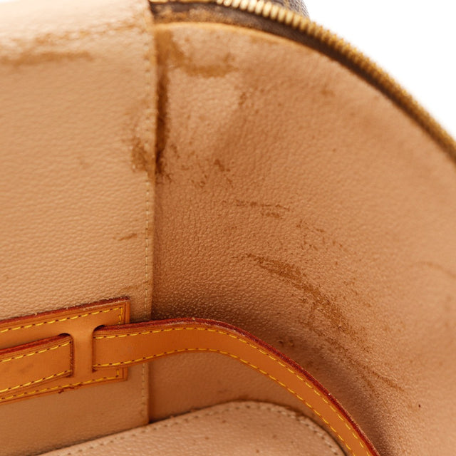 Détail intérieur Vanity Nice Louis Vuitton traces sur doublure — AMANA Vintage