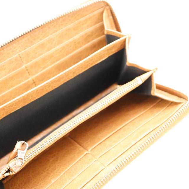 Interieur portefeuille Continental Balenciaga cuir clair propre — AMANA Vintage