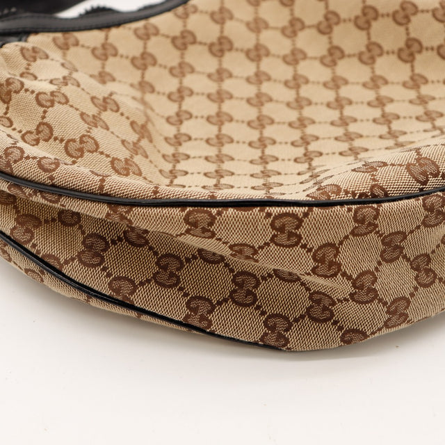 Intérieur Hobo Demi Lune Gucci doublure noire propre — AMANA Vintage