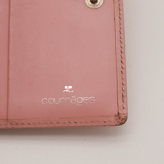 Detail interieur bas portefeuille Courrèges marque Courrèges — AMANA Vintage