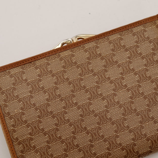 Detail zip et toile Macadam Portefeuille Celine occasion authentique — AMANA Vintage