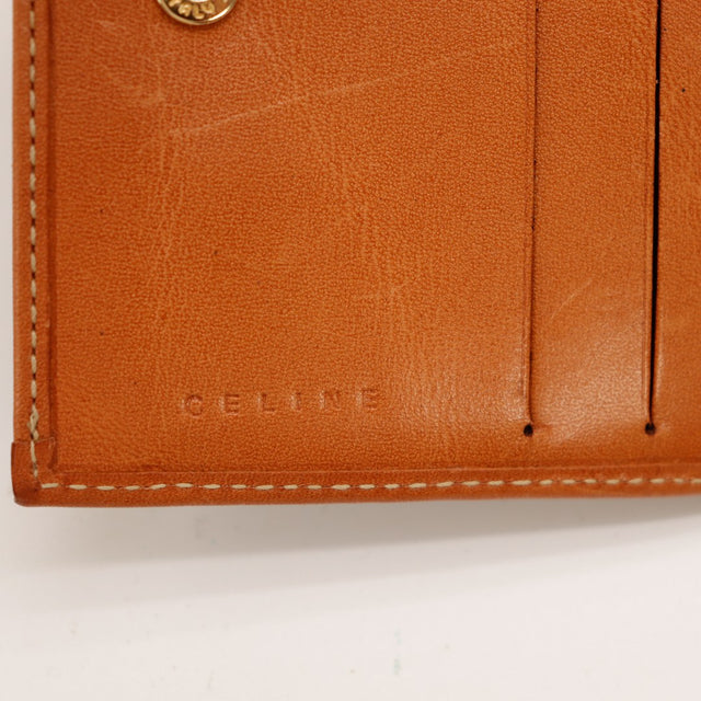Detail griffures cuir interieur portefeuille Celine Macadam occasion — AMANA Vintage