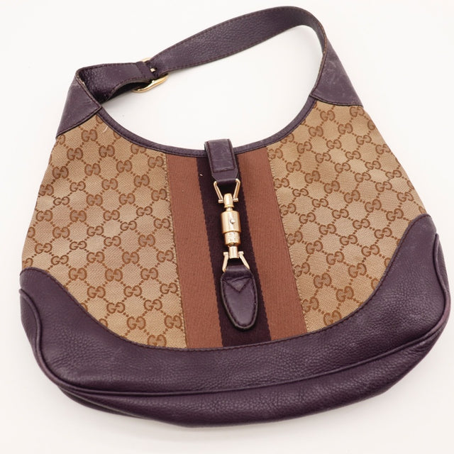 Bande Web Gucci Jackie toile GG occasion authentique — AMANA Vintage