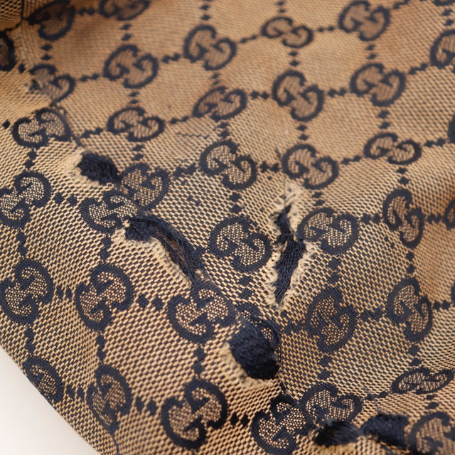 Vue d'ensemble Gucci Abbey D-Ring toile GG occasion authentique — AMANA Vintage
