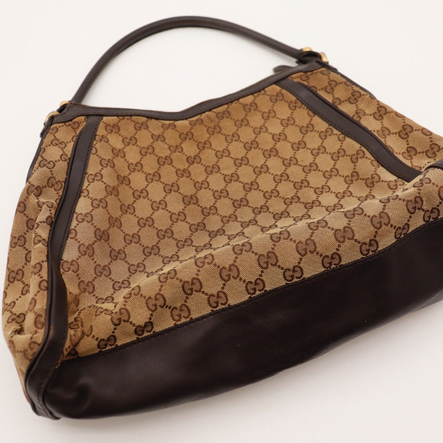 Fond du sac Gucci Hobo Scarlett toile monogrammée occasion authentique — AMANA Vintage