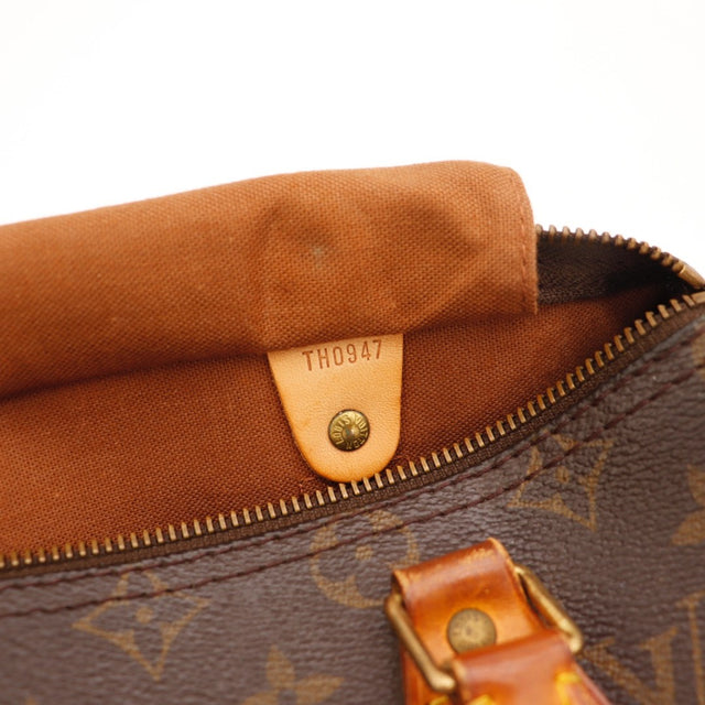 Vue de dos Louis Vuitton Speedy 25 Toile Monogramme occasion authentique — AMANA Vintage