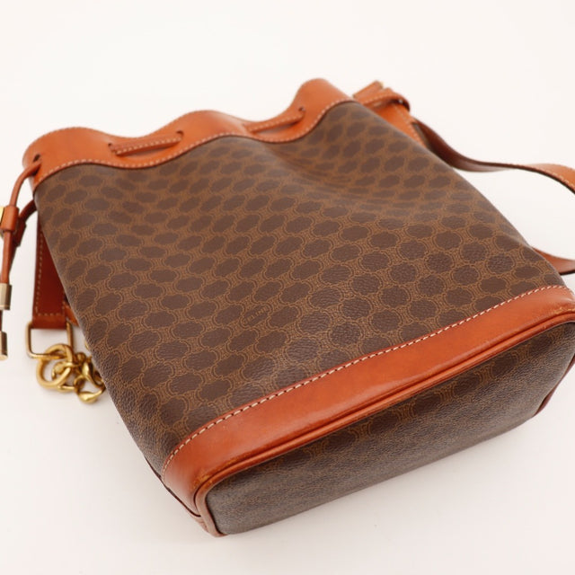 Fond en cuir naturel Céline Seau Macadam occasion authentique — AMANA Vintage
