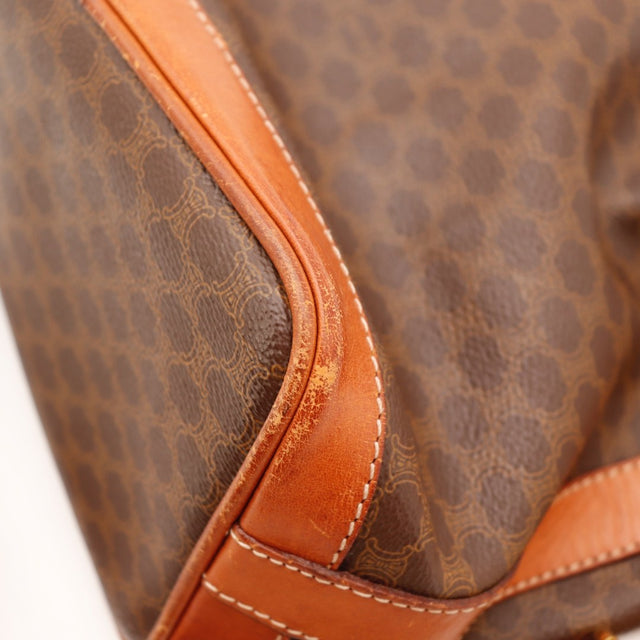 Vue de dessus Céline Seau Macadam marron — AMANA Vintage