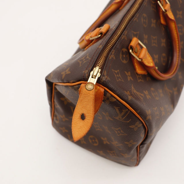 Vue du dessous Louis Vuitton Speedy 30 Toile Monogramme occasion authentique — AMANA Vintage