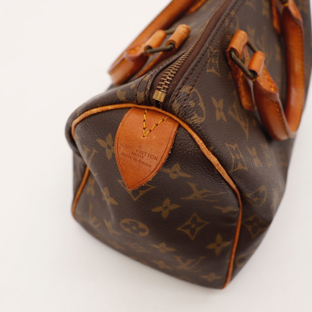 Vue d'ensemble Louis Vuitton Speedy 25 Toile Monogramme Marron occasion authentique — AMANA Vintage