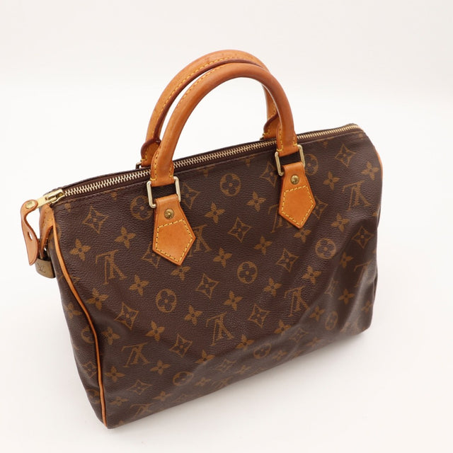 Vue du date code Louis Vuitton Speedy 30 Toile Monogramme occasion authentique — AMANA Vintage