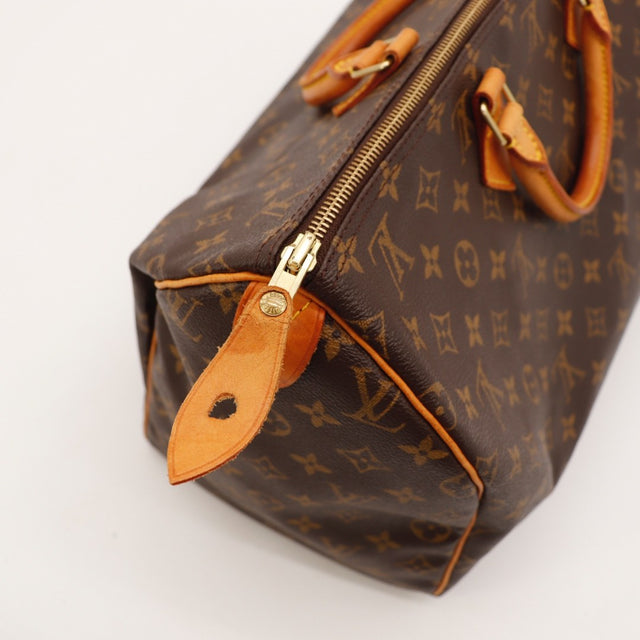 Vue du dessous Louis Vuitton Speedy 35 Toile Monogramme occasion authentique — AMANA Vintage