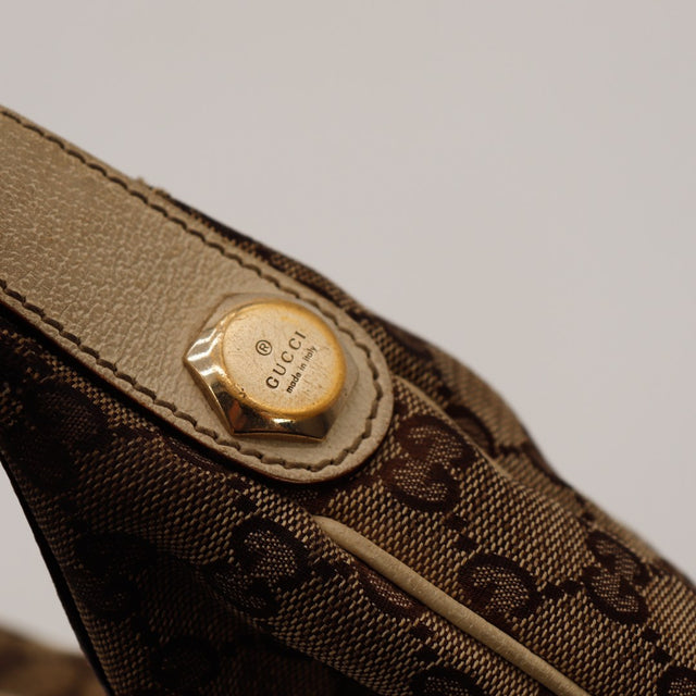 Detail anneau attache anse coin superieur Gucci Hobo occasion — AMANA Vintage