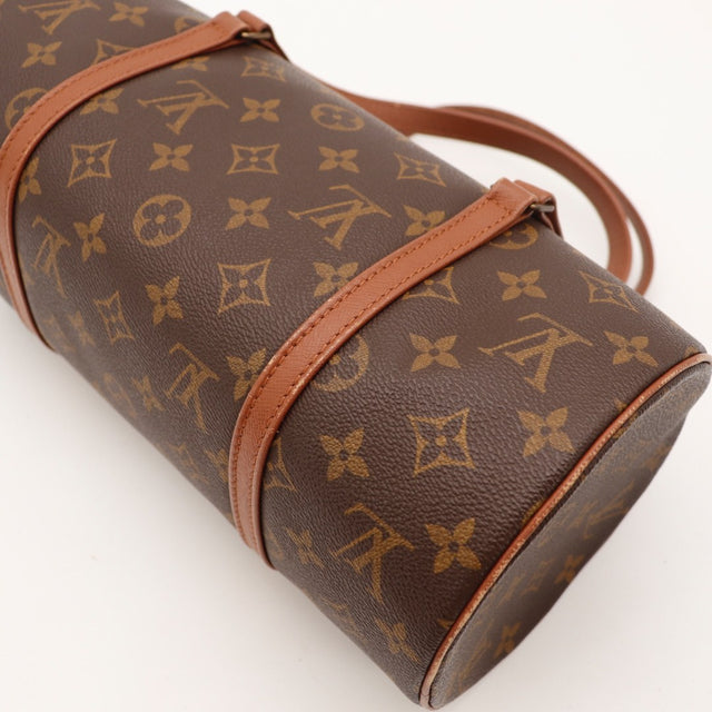 Détail de la fermeture éclair Louis Vuitton Papillon 30 Toile Monogramme occasion authentique — AMANA Vintage