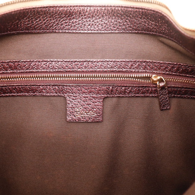 Vue arrière Gucci Hobo Bambou toile GG occasion authentique — AMANA Vintage