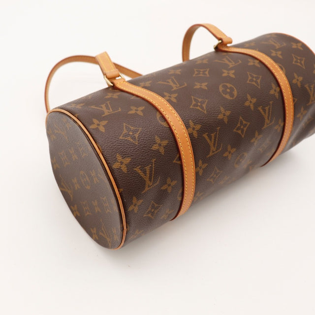 Vue du fond Louis Vuitton Papillon 30 Toile Monogramme occasion authentique — AMANA Vintage