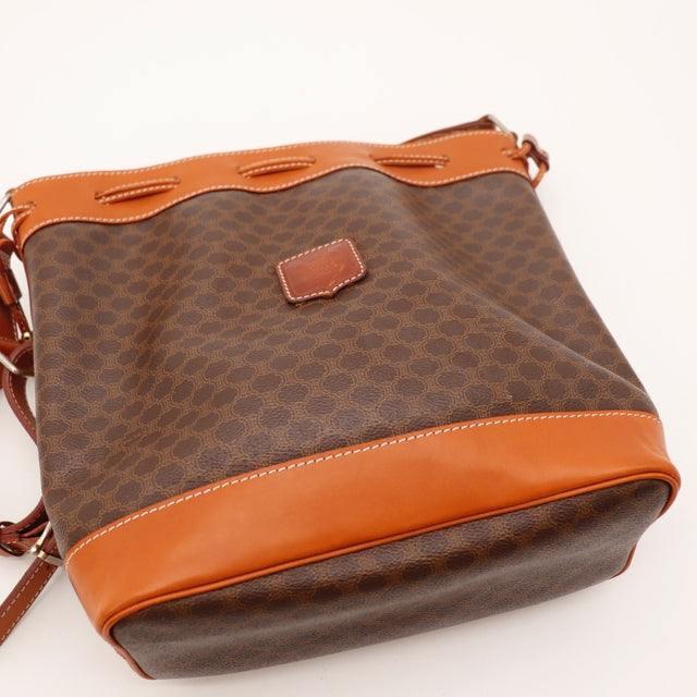 Ficelle de serrage Céline Seau Macadam marron — AMANA Vintage