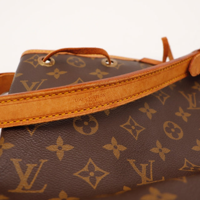 Vue d'ensemble Louis Vuitton Noé Toile Monogramme marron occasion authentique — AMANA Vintage