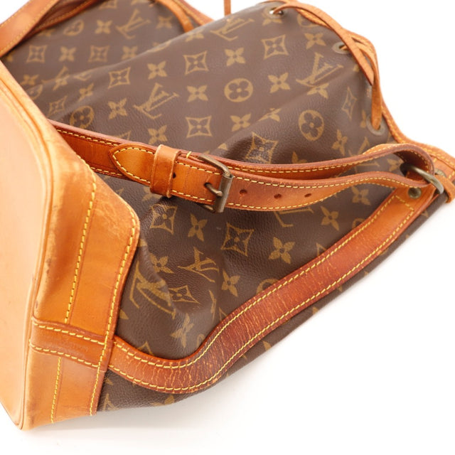 Vue d'ensemble Louis Vuitton Noé Toile Monogramme Marron occasion authentique — AMANA Vintage