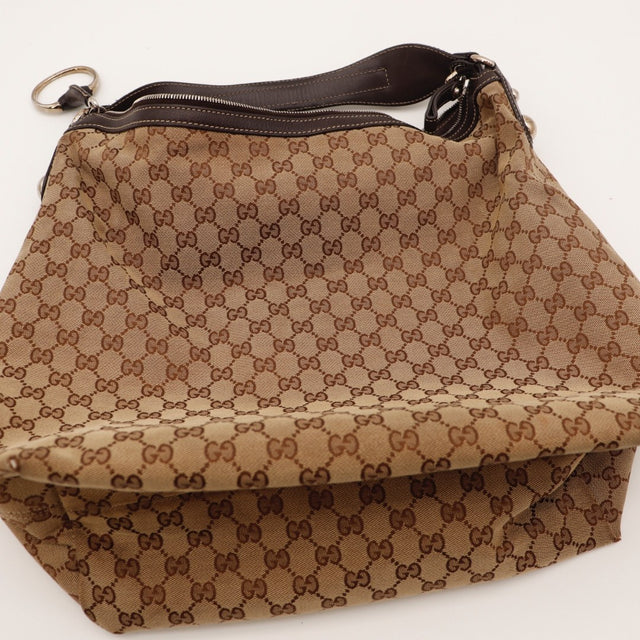 Base toile GG Gucci Hobo occasion authentique — AMANA Vintage