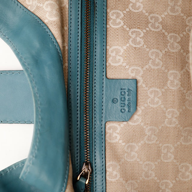 Interieur doublure GG Canvas Gucci Hobo Stirrup avec zip — AMANA Vintage