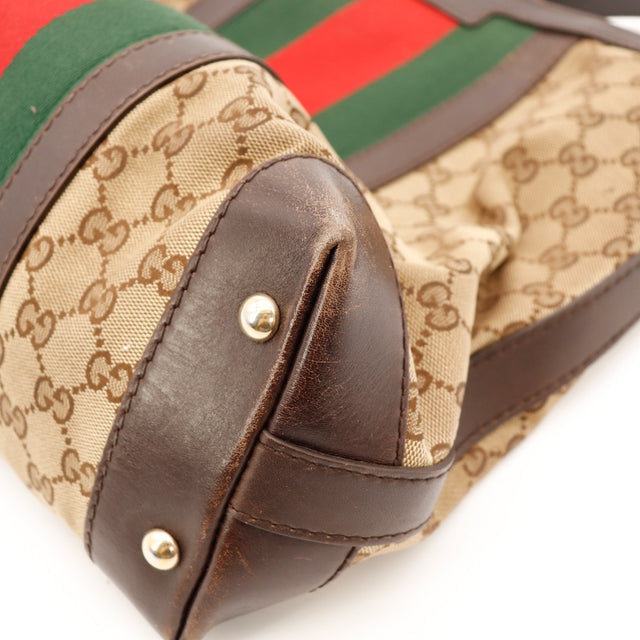 Detail zone canvas abimee Gucci Hobo Web occasion — AMANA Vintage