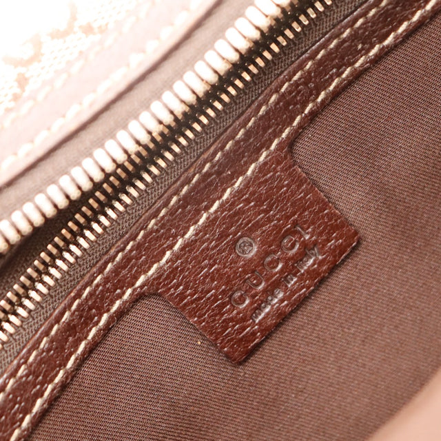 Vue à plat Hobo Bambou Gucci toile monogrammée occasion — AMANA Vintage