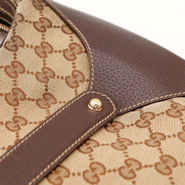 Détail fermoir bambou Gucci Horsebit zoom — AMANA Vintage