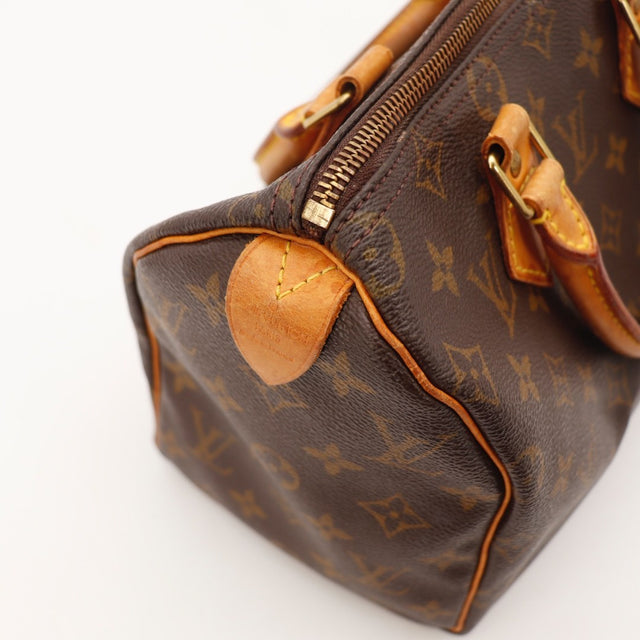 Tirette cuir vachette Louis Vuitton Speedy 25 occasion authentique — AMANA Vintage