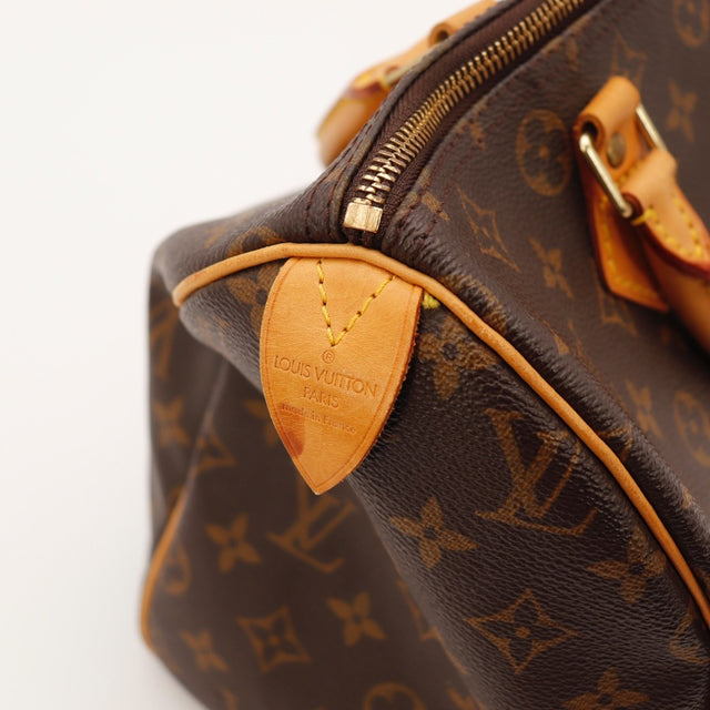 Vue d'ensemble Louis Vuitton Speedy 30 toile Monogramme occasion authentique — AMANA Vintage