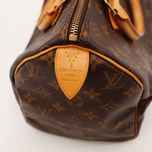 Vue de dos Louis Vuitton Speedy 30 toile Monogram — AMANA Vintage