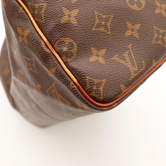 Vue laterale Louis Vuitton Speedy 30 toile Monogram occasion authentique — AMANA Vintage