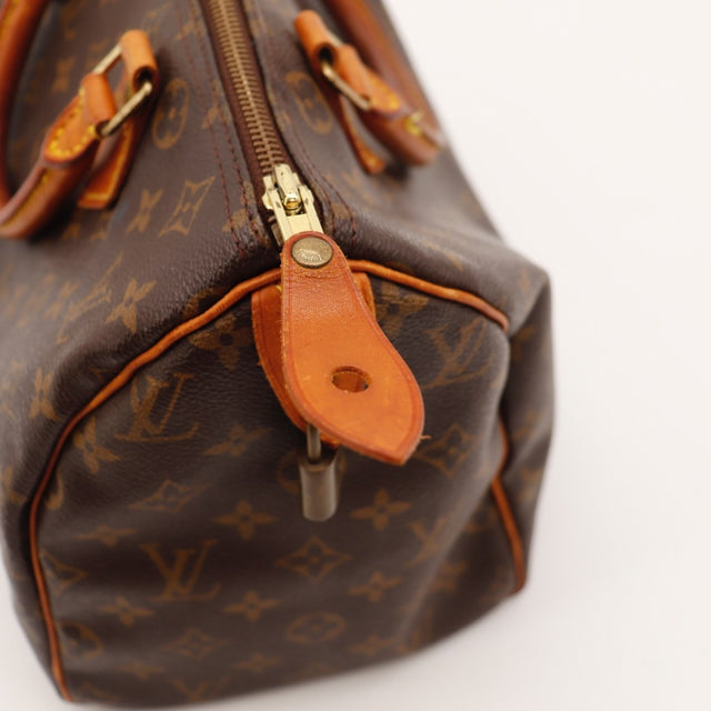 Vue de dos Louis Vuitton Speedy 30 toile Monogram occasion — AMANA Vintage