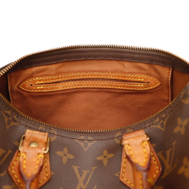 Vue de dos Louis Vuitton Speedy 25 toile Monogram occasion authentique — AMANA Vintage