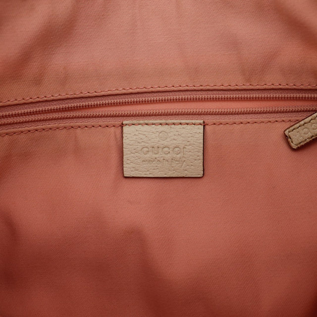 Intérieur Gucci Hobo doublure saumon propre étiquette cuir — AMANA Vintage