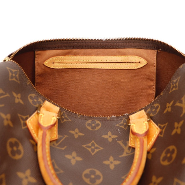 Vue du fond Louis Vuitton Speedy 30 toile Monogramme occasion authentique — AMANA Vintage