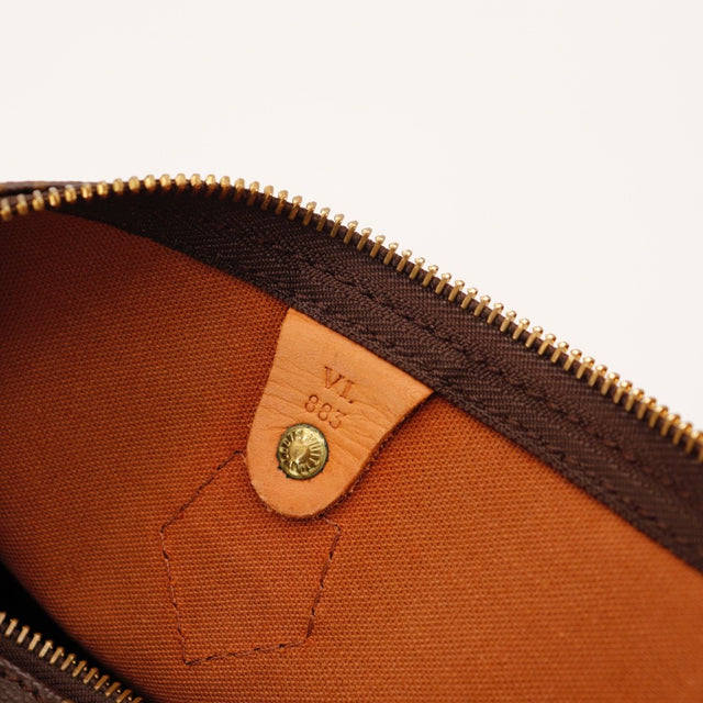 Vue de dessus Louis Vuitton Speedy 35 toile Monogram — AMANA Vintage