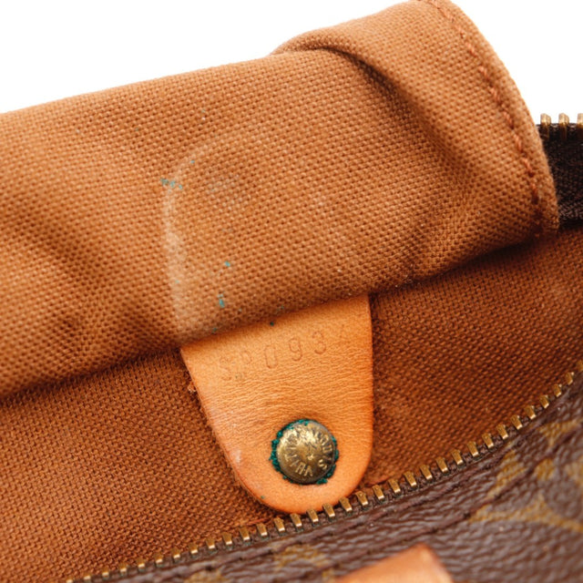 Vue de dessus Louis Vuitton Speedy 25 toile Monogram — AMANA Vintage