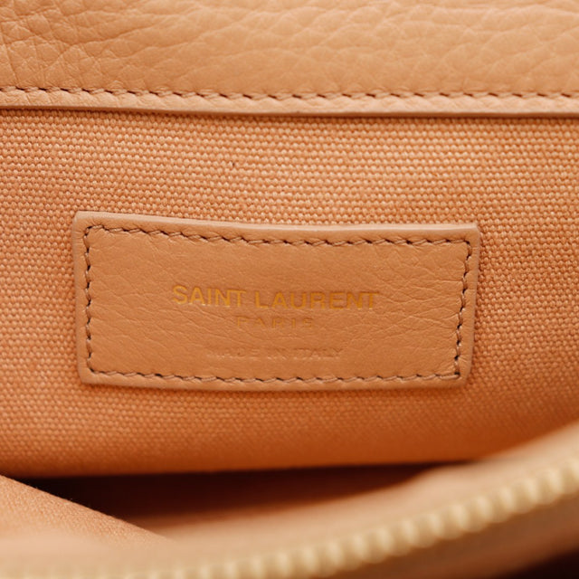 Intérieur sac Saint Laurent Muse doublure textile beige — AMANA Vintage